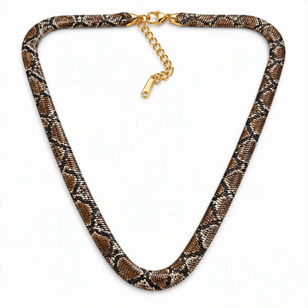 Realistic Snake Necklace That Turns Heads