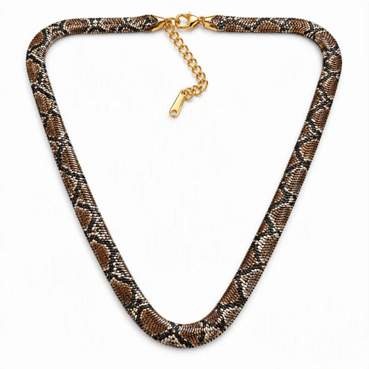 Realistic Snake Necklace That Turns Heads